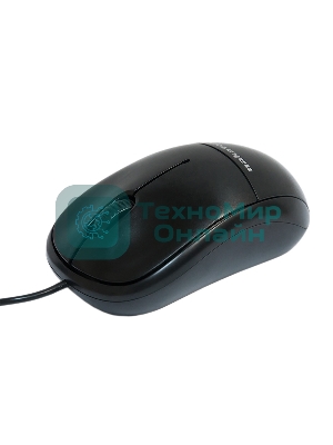 Мышь проводная Nakatomi MON-05U черный, 1000 dpi, USB, кнопки - 3