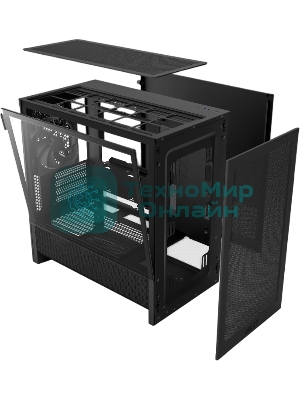 Корпус без блока питания Case NZXT H3 Flow (2025), Midi-Tower, TG, 1x120мм, 1xUSB-A 3.2 + 1xUSB-C 3.2, mATX, mITX черный