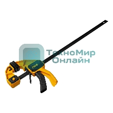 Струбцина Denzel F-образная, быстрозажимная, 450 х 80 мм, усиленный нейлоновый корпус