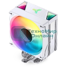 Кулер для процессора JONSBO CR-1000 V2 PRO ARGB (230W, 4-pin PWM, 157мм, Al/Cu, 6x6мм, ARGB, 1x120мм, 59.48CFM, 32.0dBA, 1500RPM, S: 1700/1200/115X, AM4/AM5 белый)