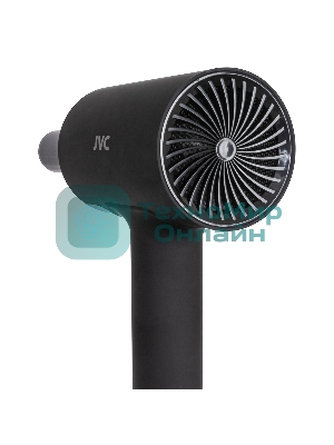 Фен JVC JHD011 черный, 1600 Вт