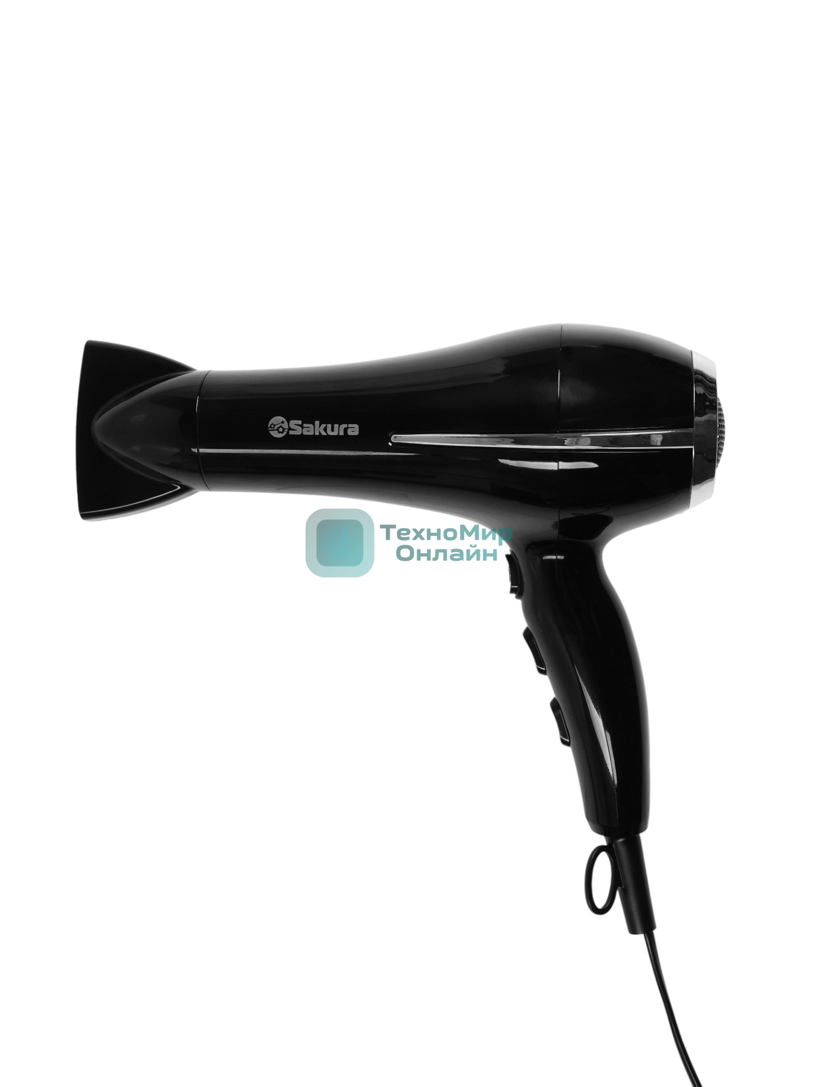 Фен SAKURA SA-4052BK черный, 2400 Вт