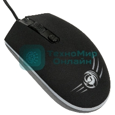 Комплект клавиатура+мышь Dialog Gan-Kata KMGK-1707U проводной, USB, 1600 DPI, чёрный