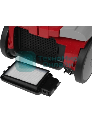Пылесос Vitek VT-1820 красный/черный, 400/2200 Вт, уборка сухая, пылесборник мешок 4 л