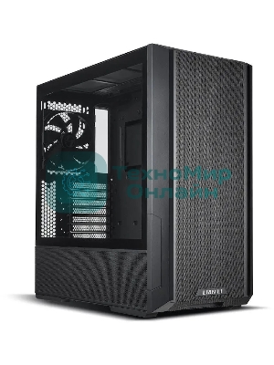 Компьютерный корпус Lian-Li Lancool 216 (без RGB) черный без БП ATX 2xUSB3.0 audio bott PSU