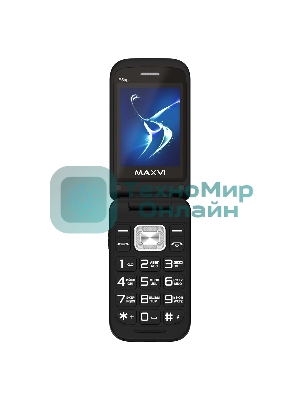 Мобильный телефон Maxvi E5 up черный