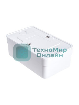 Розетка 2-м BOLLETO с заземл. накл. 7128 белый ASD/IN HOME 4680005959839