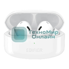 Наушники TWS Edifier TWS330 NB белый, внутриканальные, Bluetooth, активное шумоподавление, до 5 ч