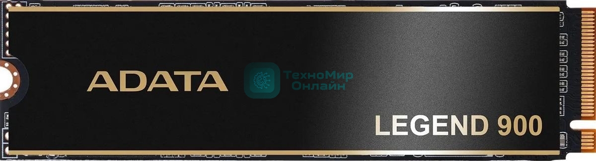 Накопитель SSD ADATA LEGEND 900, 2000Gb, PCIe 4.0 x4, 2280, NVMe, R/W 7000/5400, с радиатором
