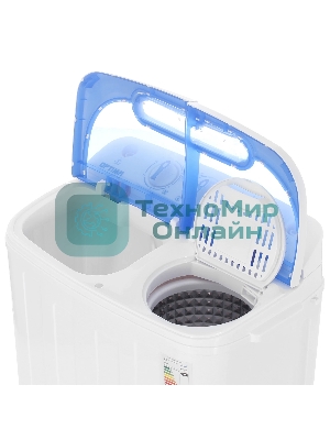 Стиральная машина OPTIMA МСП-40П белая, загрузка вертикальная 4кг, 1350 об/мин., класс: A