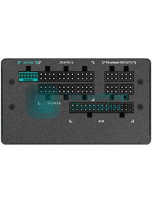 Блок питания Deepcool/GamerStorm PQ1200G (ATX 3.1, 1200W, Full Cable Management, PWM 120мм fan, 80 PLUS GOLD, Active PFC + Half Bridge + DC/DC, Full Japanese Capasitors, Gen5 PCIe) RET