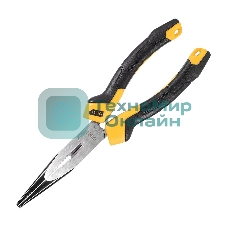 Удлиненные плоскогубцы Deli DL2108Z 200мм, сталь CrV, прорезиненная двухкомпонентная ручка