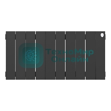 Радиатор биметаллический Royal Thermo PianoForte 300 черный - 10 секц.