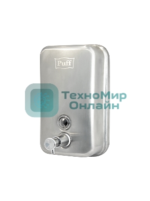 Дозатор PUFF 1402.096 для жидкого мыла из нерж. стали. матовый -8608m 800ml