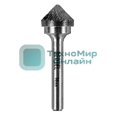 Борфреза по металлу Denzel твердосплавная, зенкер 90 град., тип-K, 16 мм