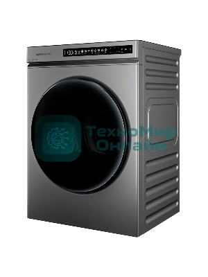 Сушильная машина Kuppersberg, отдельностоящая, глубина 58 см, тепловой насос, 10 кг, 10 программ, отсрочка старта, защита от сминания, ультрафиолет, сенсорное управление, энергоэффективность А+, цвет серый