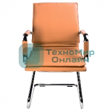 Кресло Бюрократ CH-993-Low-V/Camel светло-коричневый, экокожа, 120 кг, механизм качания, низкая спинка