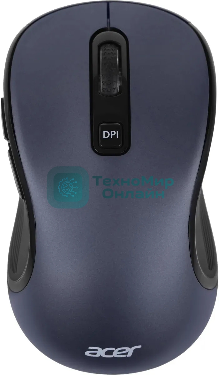 Мышь беспроводная Acer OMR306 черный/серый, 1600 dpi, радиоканал, USB, кнопки - 6