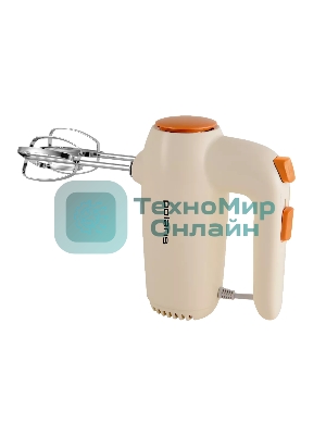 Миксер Polaris PHM 7019 слоновая кость Ручной. Мощность 700 Вт. Число скоростей 5, кол-во насадок 4.