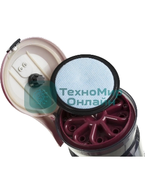 Пылесос BBK BV 1502 черный/темная вишня, 300/1600 Вт, уборка сухая, пылесборник контейнер 2 л