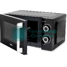 Микроволновая печь Hyundai HYM-M2054 черный/серебристый, 20 л, 700 Вт, переключатели - поворотный механизм