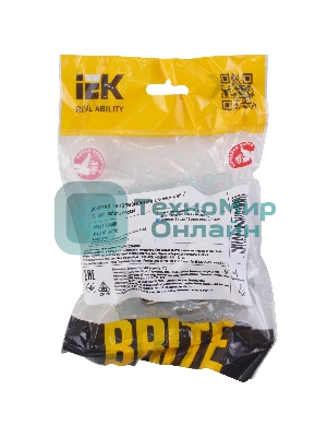 Розетка телевизионная оконечная IEK BRITE РТВ11-0-БрЖ жемчуг