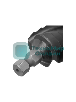 Сверло ступенчатое Denzel 6-8-10-12-14-16-18-20-22-24-26-28-30 мм, Р6М5, 6-гр. хвостовик