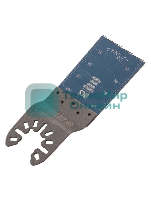 Насадка для МФИ Denzel режущая пазовая прямая, HCS, по дереву, 34 х 1,4 мм, мелкий зуб