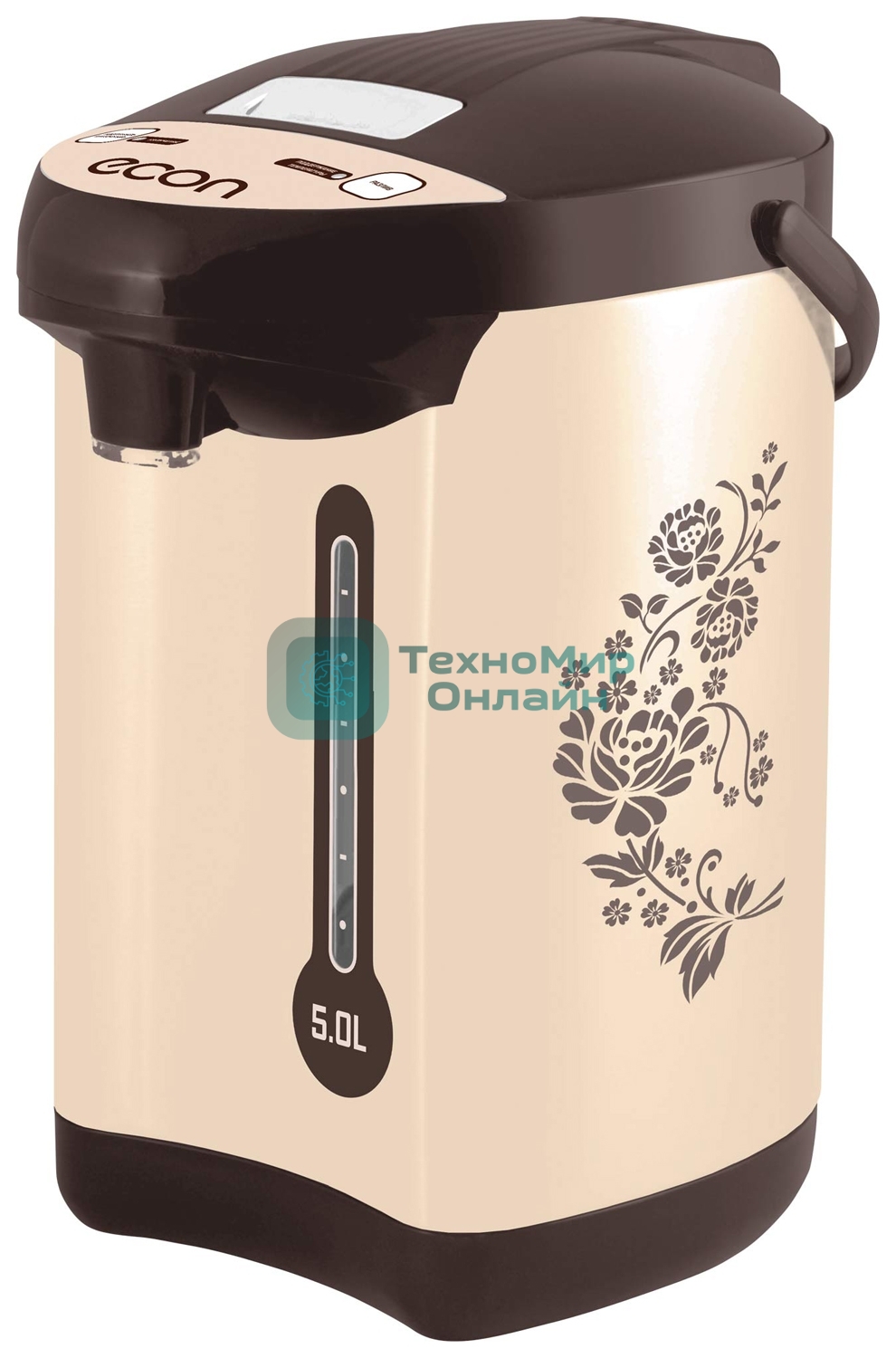 Термопот ECON ECO-502TP электрический, 750 Вт, 5 литров