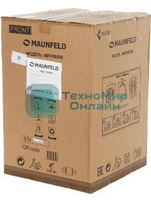 Морозильная камера Maunfeld MFFR85W, белый, 80л, 3 ящика