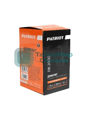 Домкрат бутылочный PATRIOT DB 2000 2T (высота min 158)