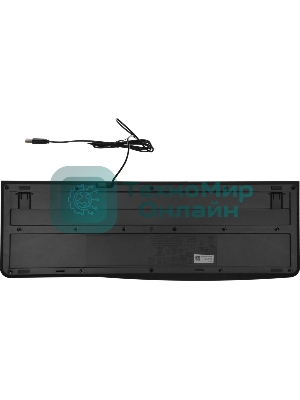 Комплект клавиатура+мышь Logitech MK120 проводной, USB, 1000 DPI, чёрный (неоригинальная гравировка)