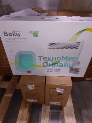 (Поврежденная упаковка) Конвектор электрический Ballu Ettore BEC/ETER-1500 белый (мощность 1,5 кВт, площадь 20 м2) (НС-1135154)