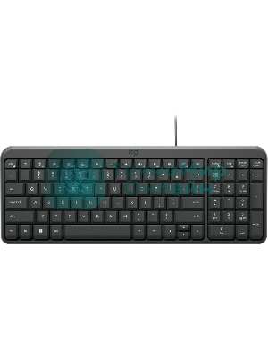 Клавиатура Logitech K106 проводная, USB Type-A, чёрный