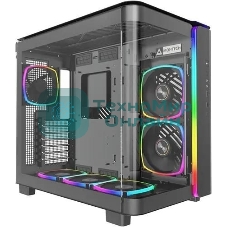 Компьютерный корпус Montech King 95 PRO черный без БП ATX 4x120мм 2x140мм 2xUSB3.0 1xUSB3.1 audio bott PSU