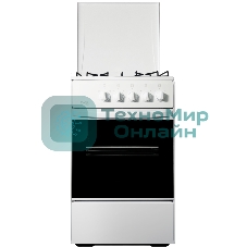 Плита газовая Лада Nova RG 24044 W белый, конфорок 4 газовых, духовка 50 л, 50 см x 85 см x 60 см