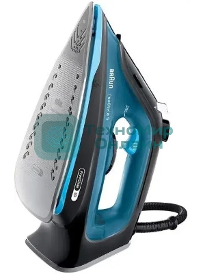 Утюг BRAUN SI5256BL синий/черный, 2600 Вт, 50 г/мин, 210 г/мин, 300 мл