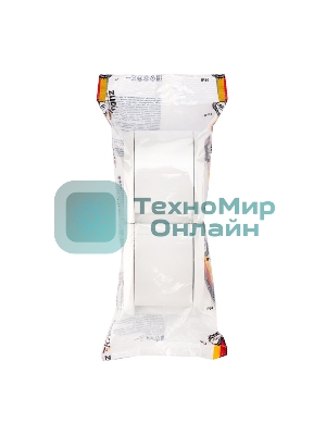 Блок вертикальный 2 розетки (керамика) Kranz INDUSTRIAL IP54 с заземлением, о/у, белый