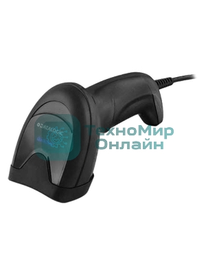 Сканер штрих-кода ручной QW2500 KIT, имидж 2D, 30 скан/сек, USB, черный