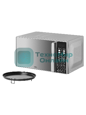 Микроволновая печь BBK 23MWC-982S/SB-M серебристый/черный, 23 л, 900 Вт, переключатели - сенсор