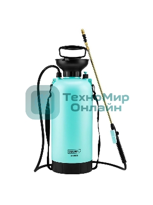 Опрыскиватель садовый помповый Deli DL581108-E1 8л, регулируемый разбрызгиватель