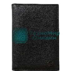 Обложка для документов Piquadro Black Square PP5256B3/N, черный, натур.кожа