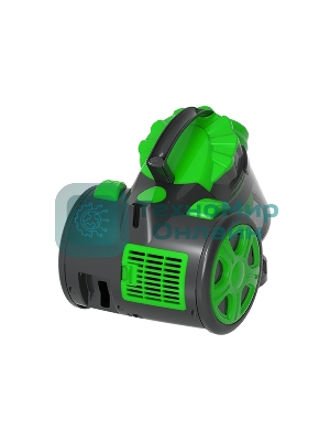 Пылесос Blackton Bt VC1604C черный/зеленый, 350/1600 Вт, уборка влажная/сухая, пылесборник контейнер 2 л