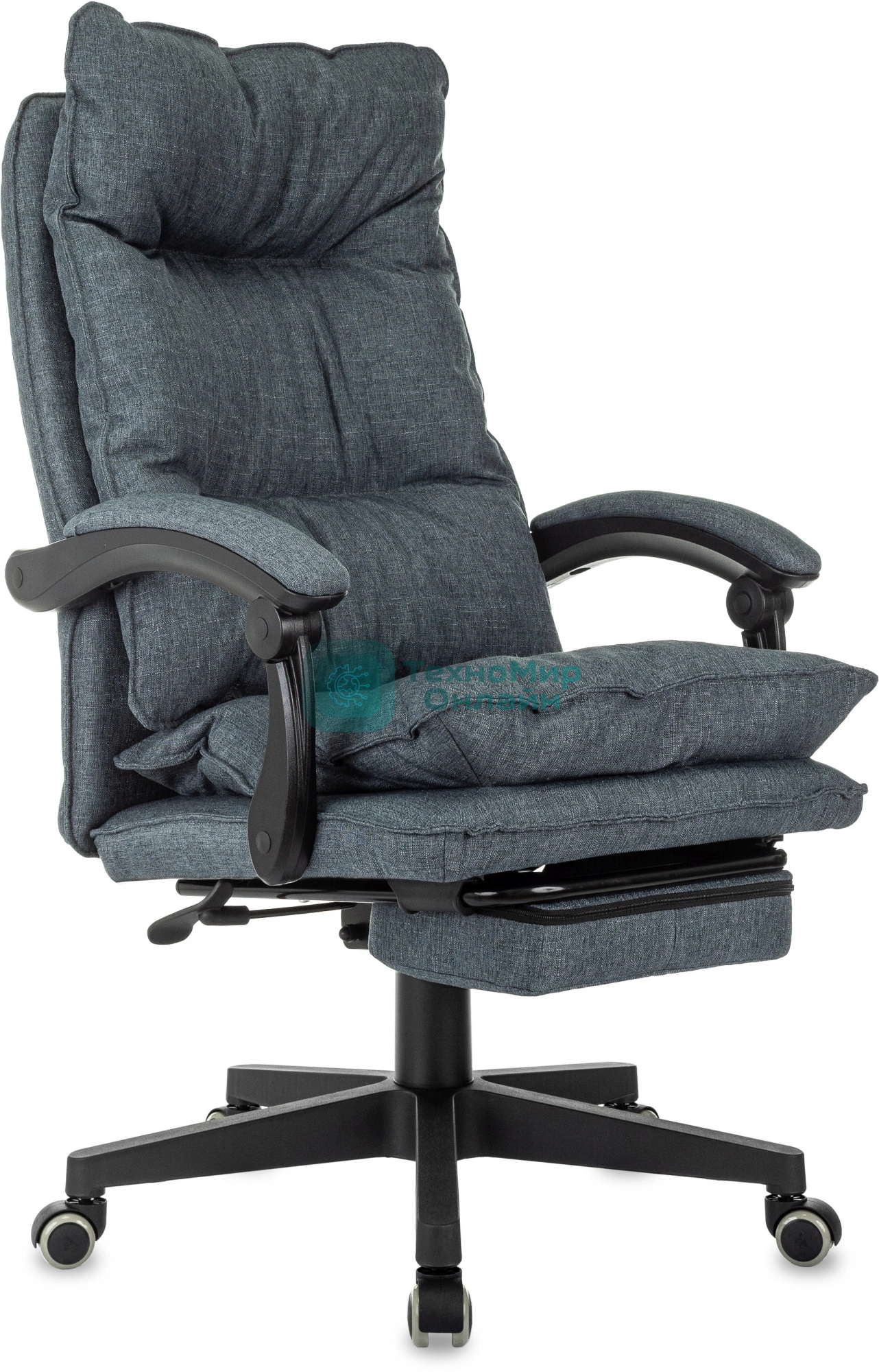 Кресло Бюрократ CH-820MSG-F 38-416 синий, ткань