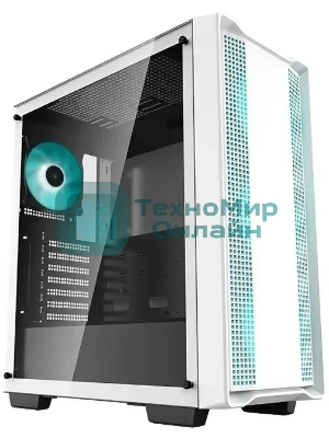 Компьютерный корпус Deepcool CC560 V2 белый без БП ATX 4x120мм 1xUSB 2.0 1xUSB 3.0 audio bott PSU