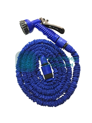 Шланг поливочный DELTA Зеленый луг синий от 5 до 15 метров ЗЛ-34/15 (30)