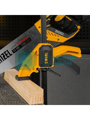 Струбцина Denzel F-образная, быстрозажимная, 450 х 80 мм, усиленный нейлоновый корпус