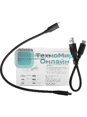 Внешний SSD ADATA External SE880, 500Gb, USB 3.2 Gen2 Type-C, R/W 2000/2000 MB/s, синий