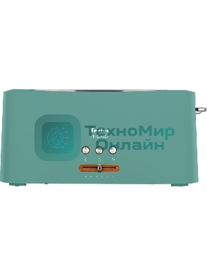 Тостер Tesler TT-140, зеленый, 980 Вт, 1 слот
