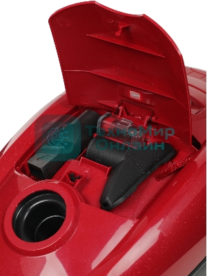 Пылесос Vitek VT-1820 красный/черный, 400/2200 Вт, уборка сухая, пылесборник мешок 4 л